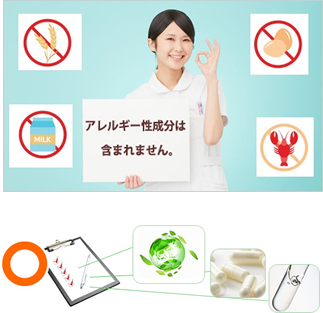 アレルギー成分不使用