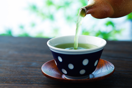 健康飲料の緑茶の効能